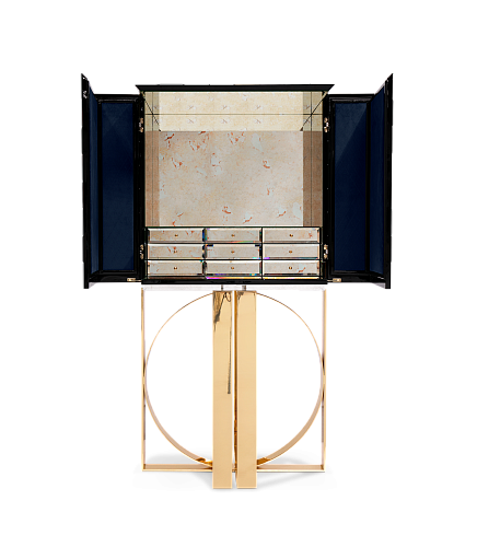 Mosaic walnoten kast