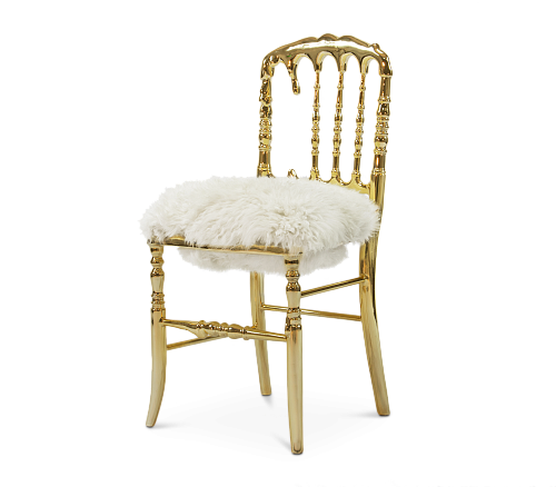 Empyrean bont luxe stoel