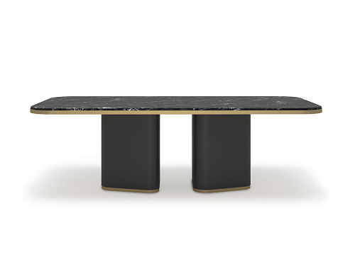 Edmond donker marmeren eettafel