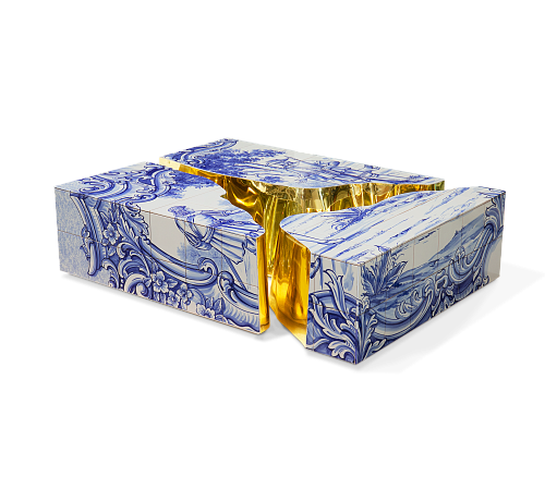 Fissure tegel salontafel