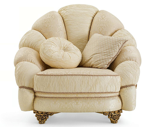 Royal Italiaanse stoffen fauteuil