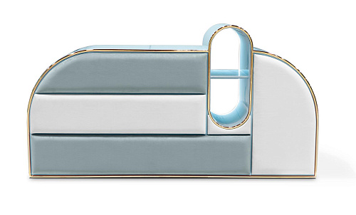 Candy Coated ladekast met drie laden