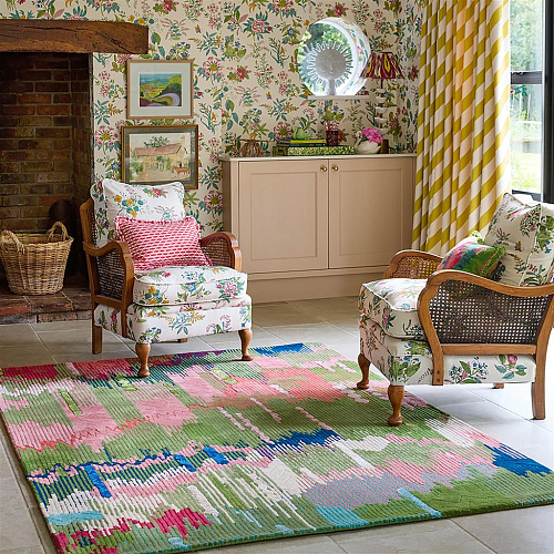 Wilderness peridot/eme tapijt