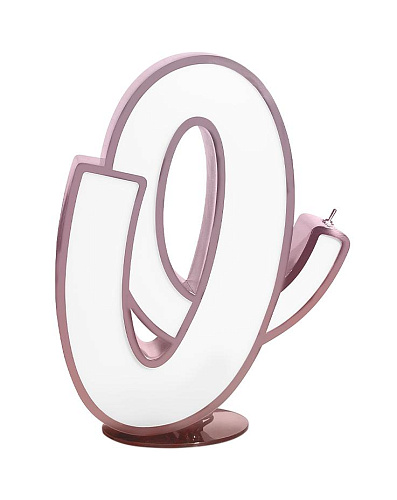 Opulent Letter O lamp