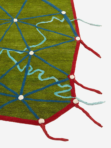 Topographie Imaginaire designer handgeweven vloerkleed