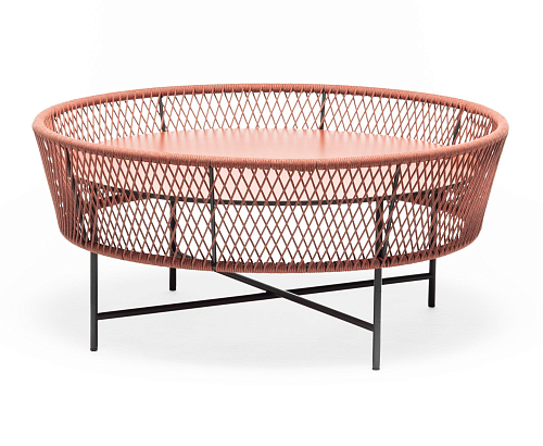 Tamburo LG Ronde Rode Buiten Salontafel