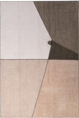 Terre patchwork hennep tapijt