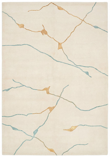 Golden Veins Ivory luxe vloerkleed