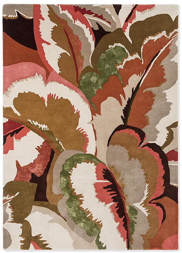 Calathea amber/braziliaanse rosewo tapijt