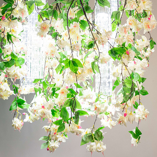White Cascade grote kroonluchter