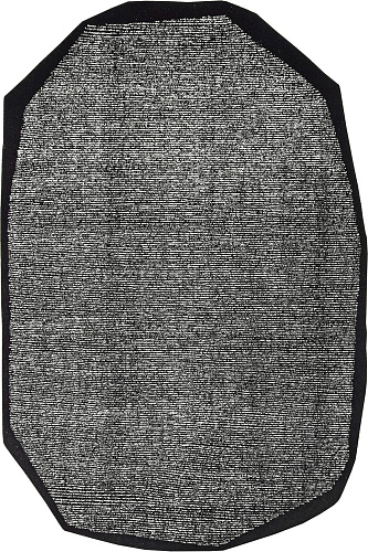 Cocoon zwart & wit vloerkleed