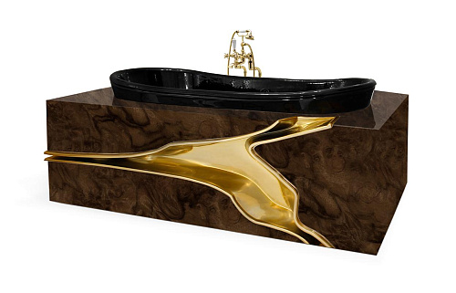 Gebroken ontwerp badkuip