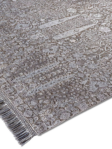 Pine Garden Charcoal luxe vloerkleed