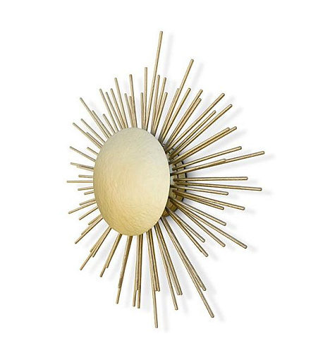 Radiant messing wandlamp