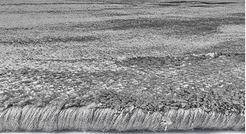 Luna Grey rond tapijt