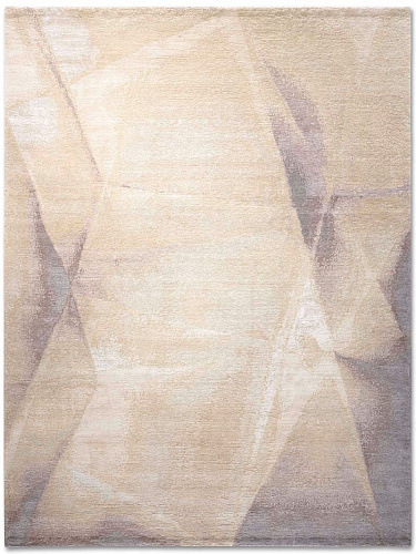 Yellow Mauve handgeknoopt vloerkleed