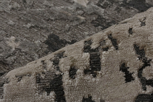 Handgeknoopt bamboe zijde Indiaas tapijt