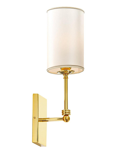 Gepolijst Gouden Messing Wandlamp met Kap