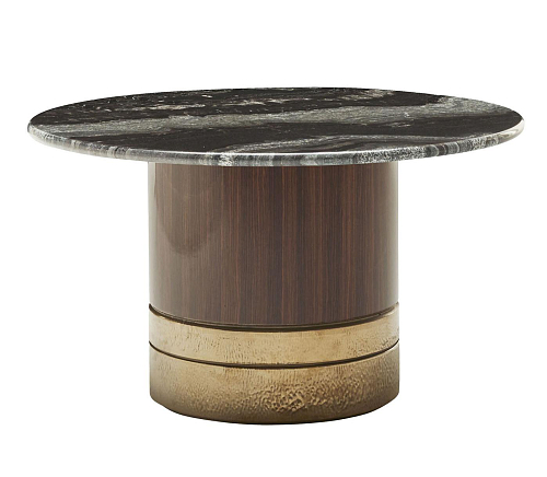 Alma Ronde Marmeren Bijzettafel