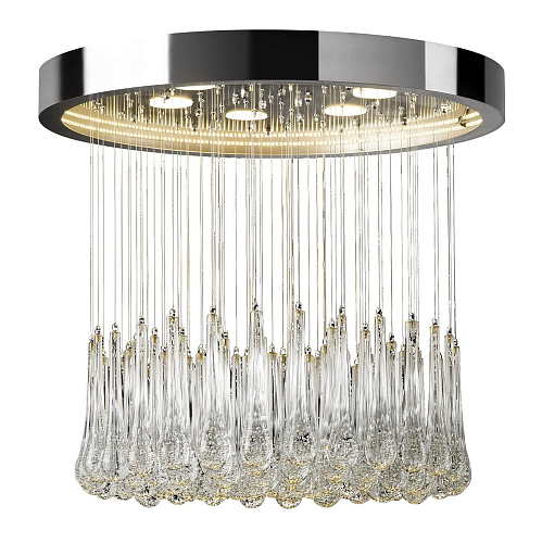 Ronde Murano Bellenglas Kroonluchter