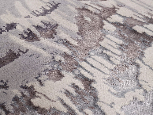 Handgeknoopt designer vloerkleed