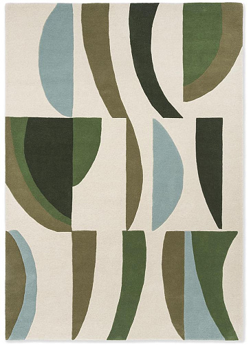 Torillo smaragd/azuur tapijt