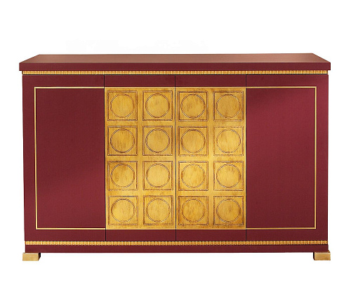 Gold Leaf dressoir met gelakte panelen