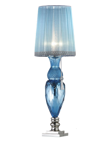 Blauwe Florentine Kristallen Tafellamp