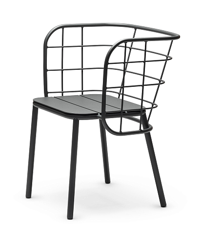 Jujube SP Zwarte Buitenstoel