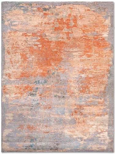 Stereo handgeknoopt tapijt