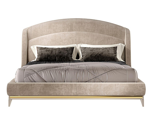 Eigentijds beige bed