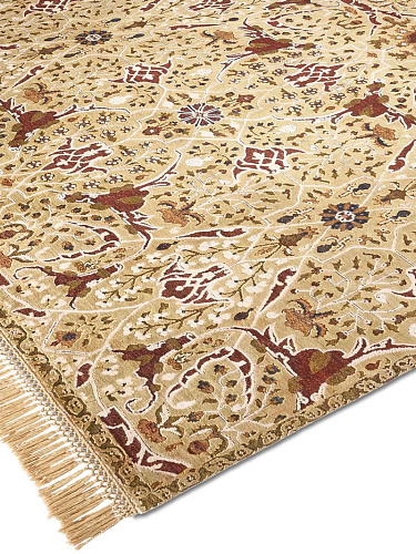 Teheran Yellow handgemaakte luxe vloerkleed