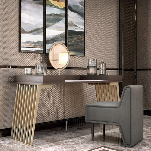 Hamptons metalen luxe kaptafel