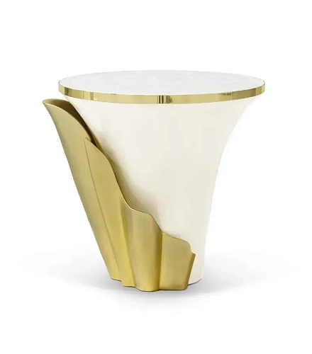 Solstice parelmoer bijzettafel