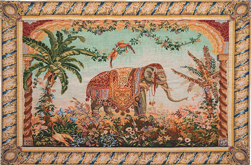 Elephant Ornaments wandtapijt