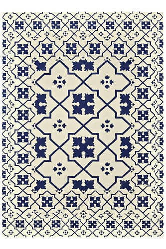 Portogallo designer handgeweven vloerkleed