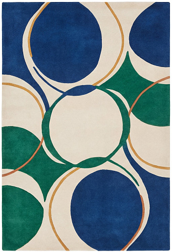 Emerald Orbits design vloerkleed