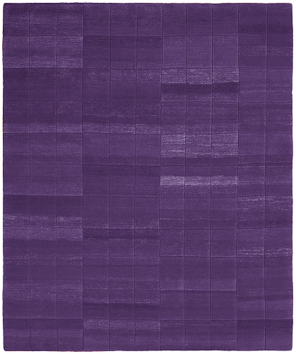 Deep line paars tapijt