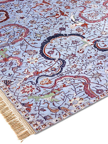 Tabriz Light Blue luxe vloerkleed