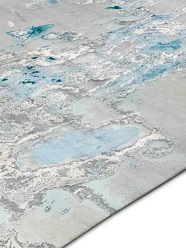 Two Tones handgemaakte luxe vloerkleed