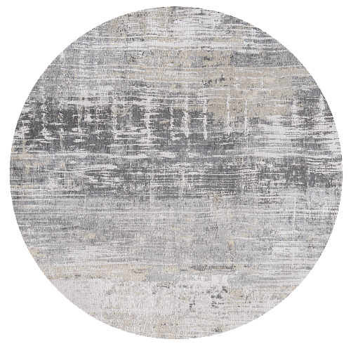Coney Grey rond vloerkleed