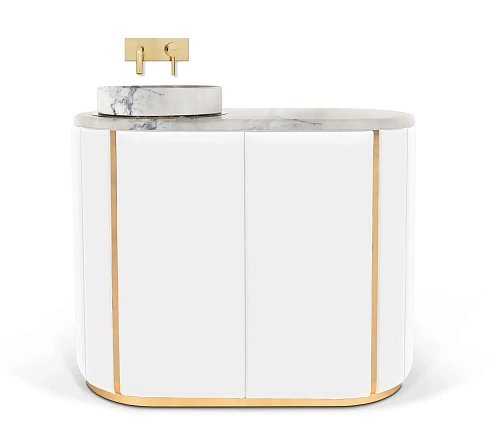 Majestic witte wastafelmeubel