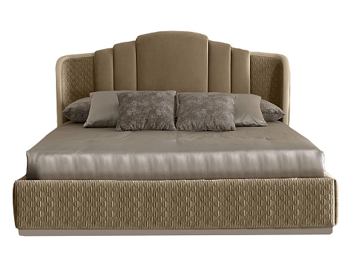 Beige luxe bed