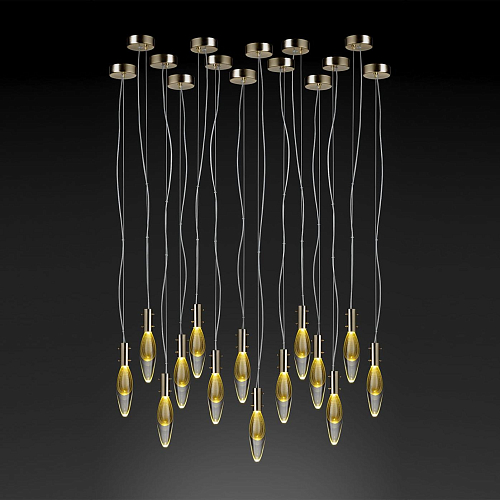Murano Drops 14-Lichts Hanglamp