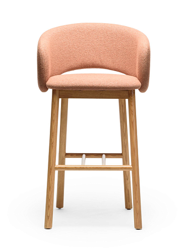 Bel SG-75 Terracotta Essenhout Barkruk