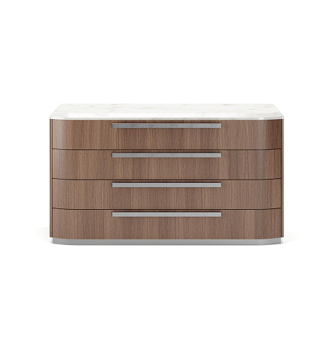 Andy hout en marmeren commode