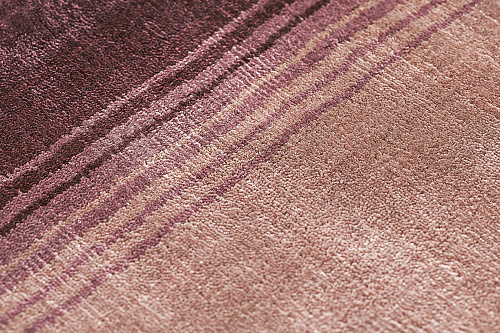 Blush handloom viscose tapijt