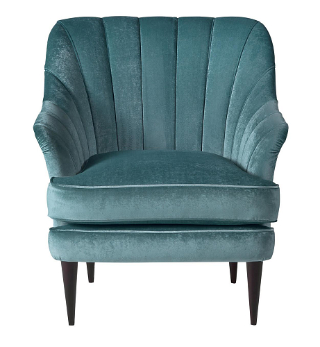 Michelle Groenblauw Fauteuil