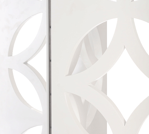 Pearl White inklapbaar scherm