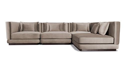Eigentijdse modulaire bank